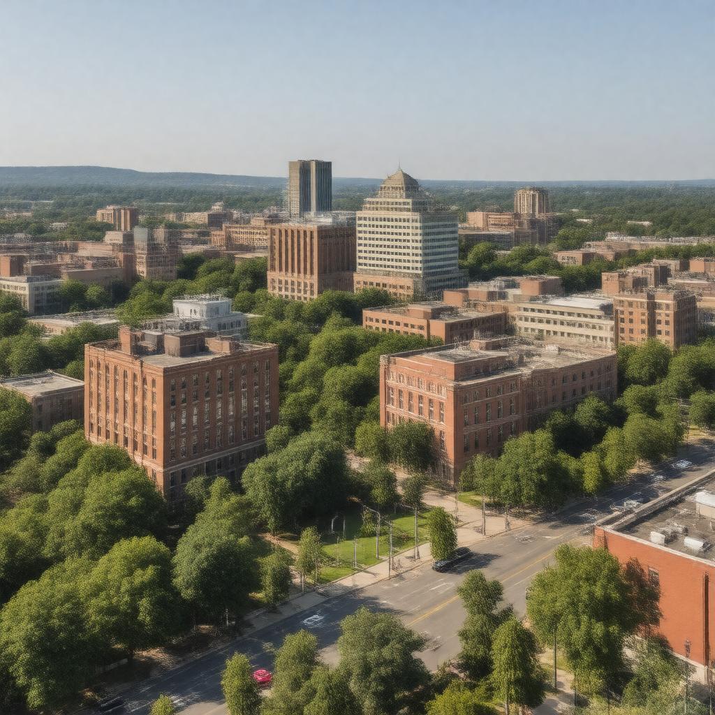 AI-created image of Greensboro, North Carolina
