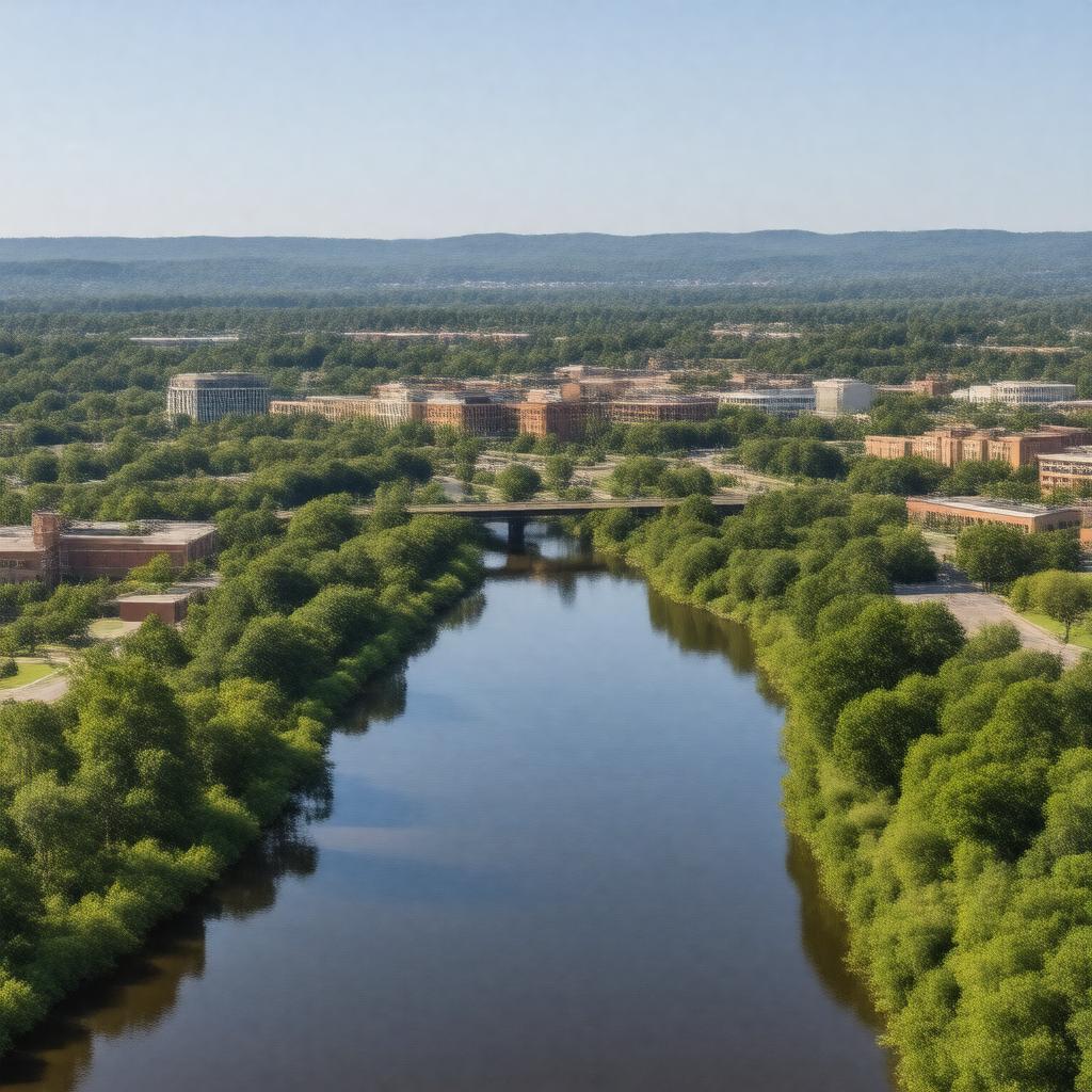 AI-created image of Greenville, North Carolina, USA