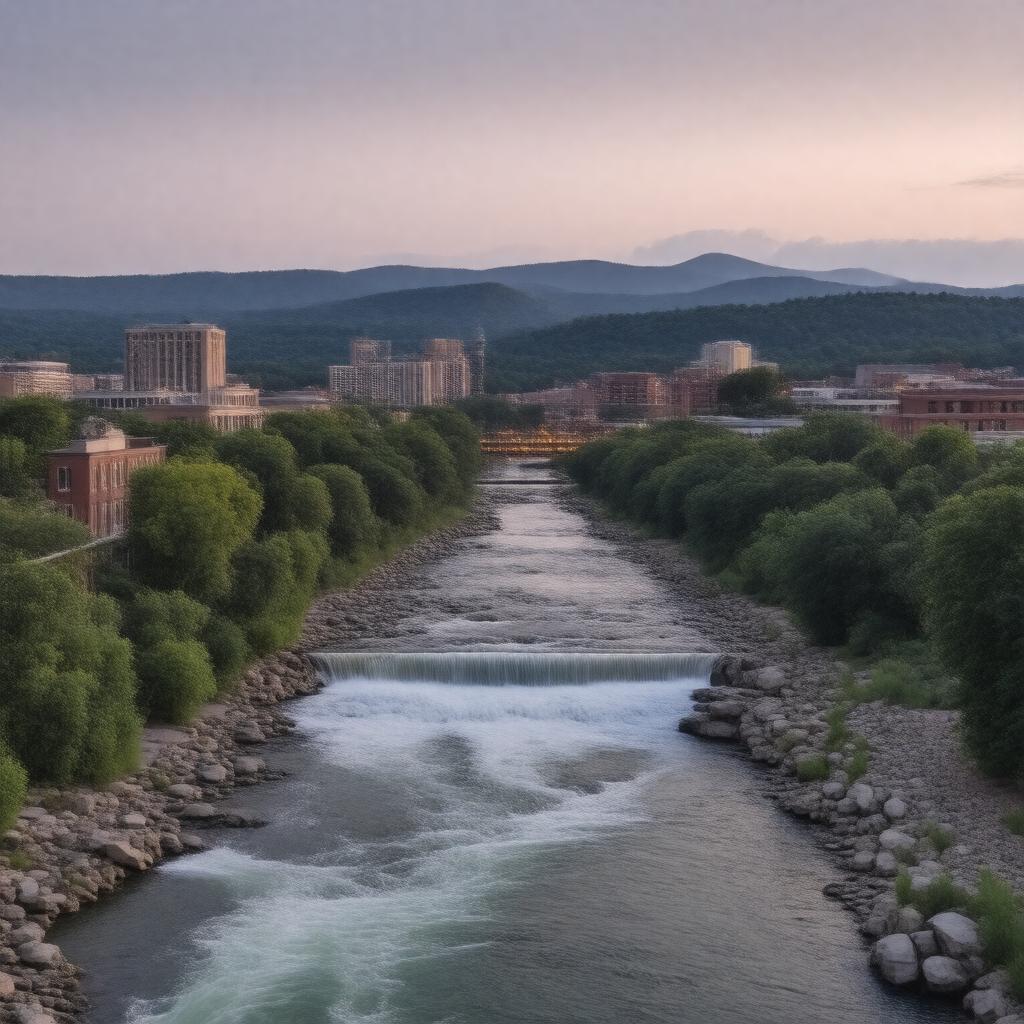 AI-created image of Greenville, South Carolina, United States