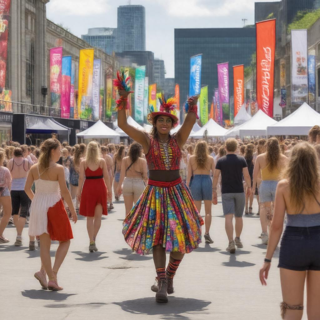 AI-created image of Greenwich+Docklands International Festival