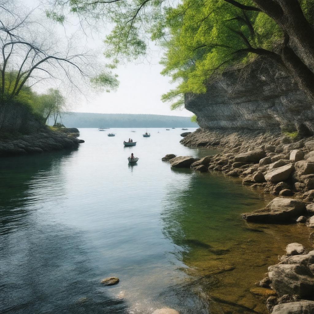 AI-created image of Greenwich Cove