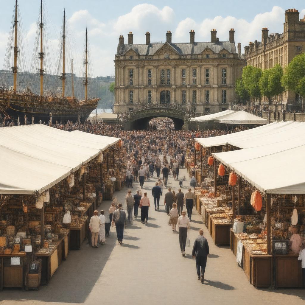 Click to view larger image AI-created image of Greenwich Market