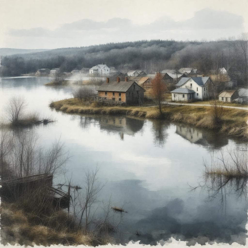 AI-created image of Greenwich, Massachusetts