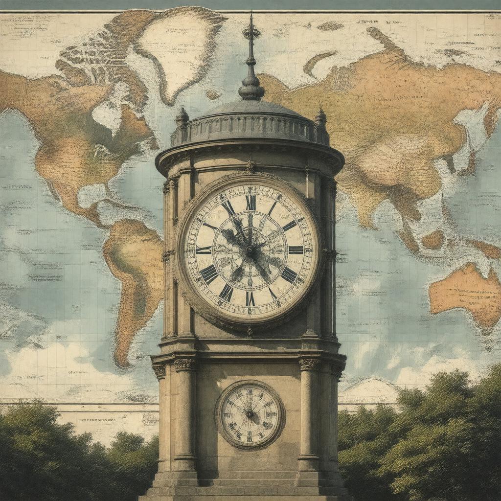 Click to view larger image AI-created image of Greenwich Mean Time