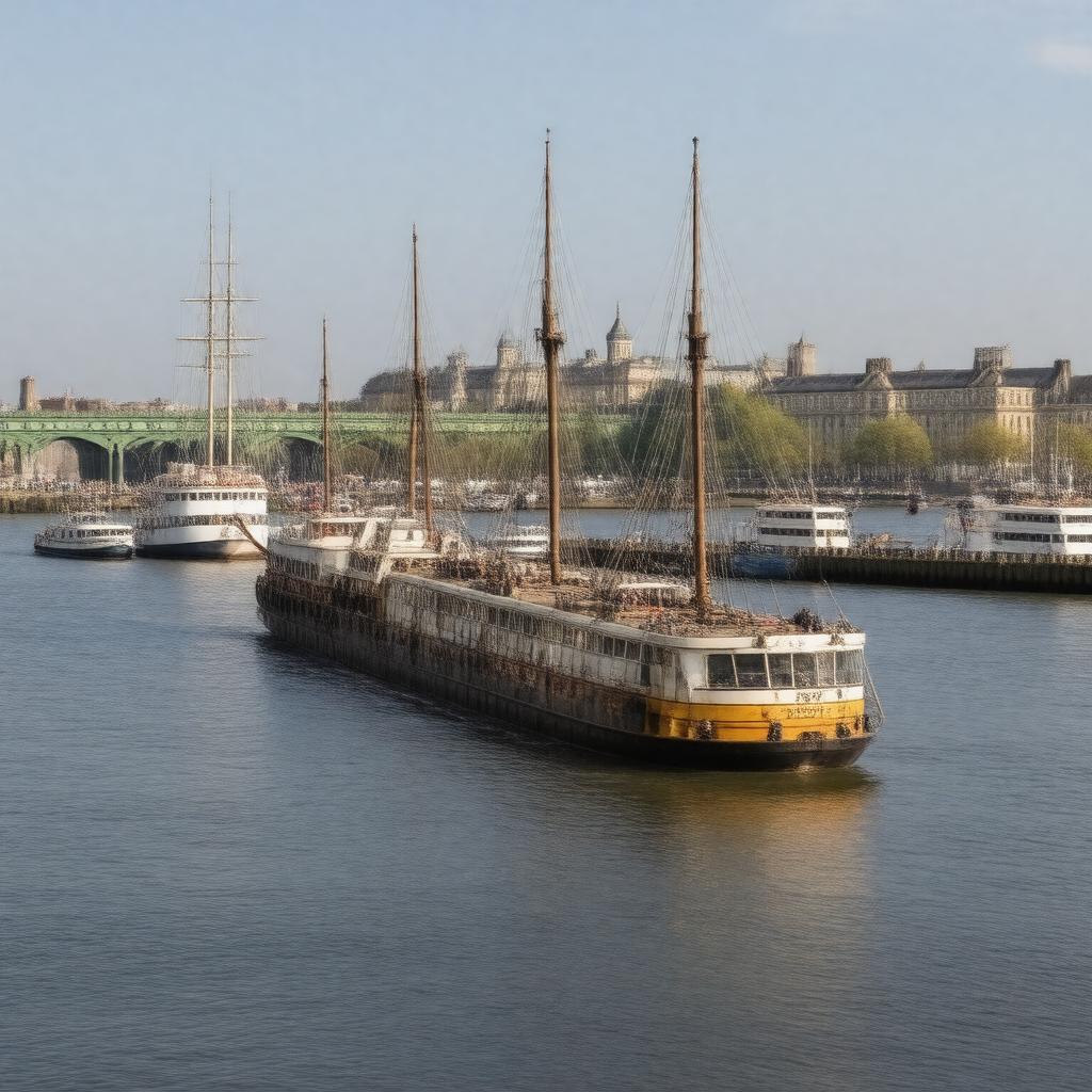 Click to view larger image AI-created image of Greenwich Pier