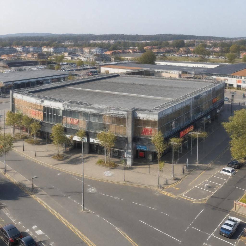 AI-created image of Greenwich Shopping Park