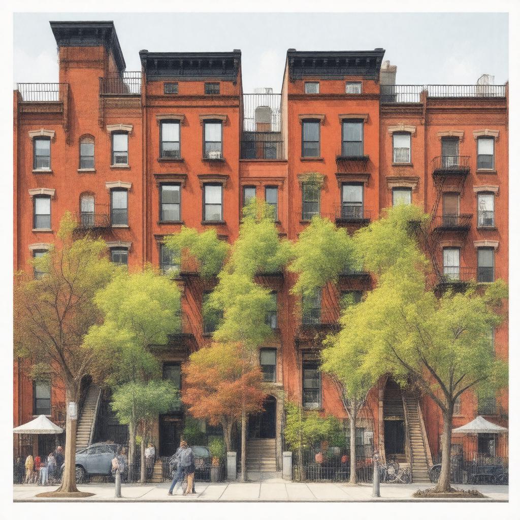 AI-created image of Greenwich Village