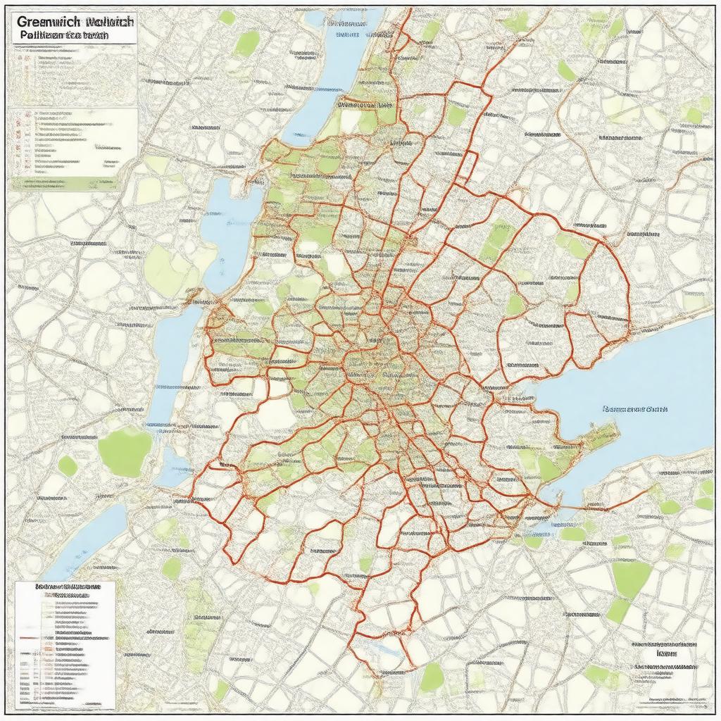 AI-created image of Greenwich and Woolwich