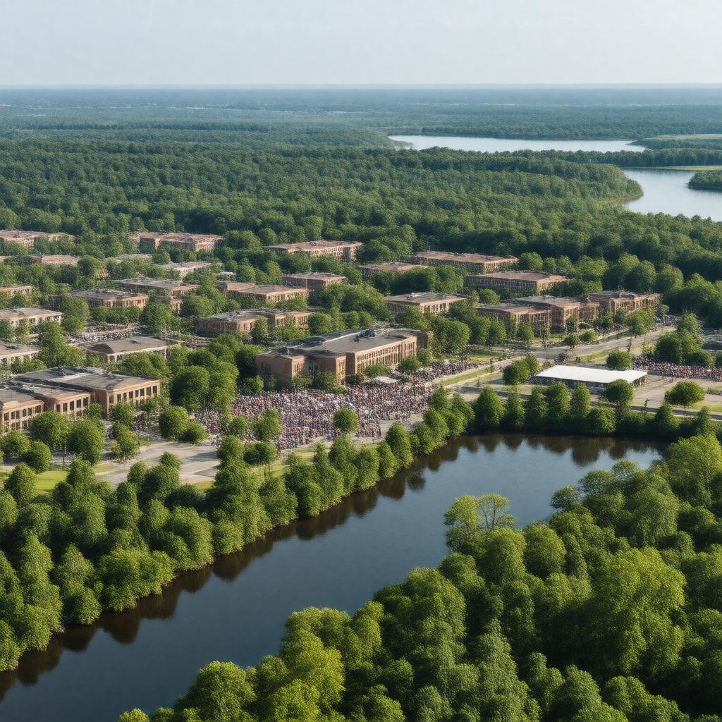 AI-created image of Greenwood, South Carolina, United States