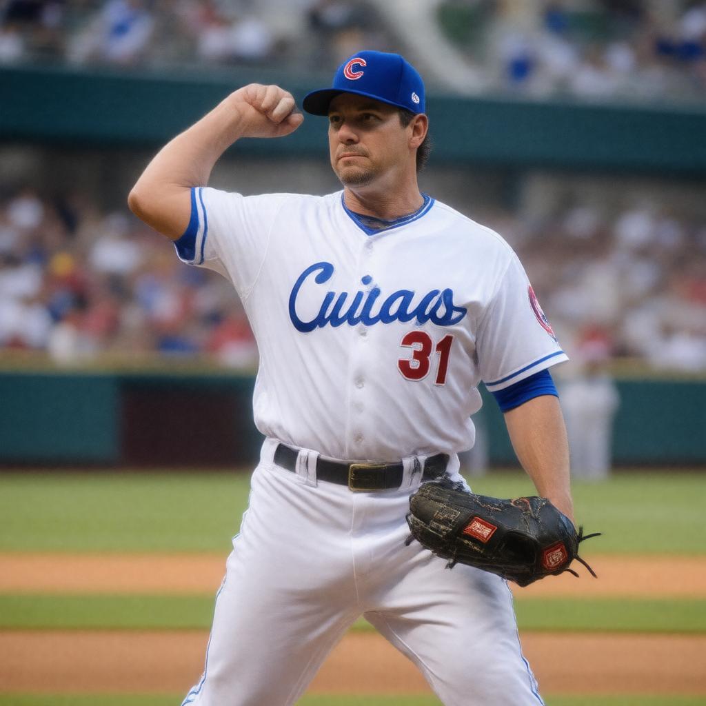 AI-created image of Greg Maddux