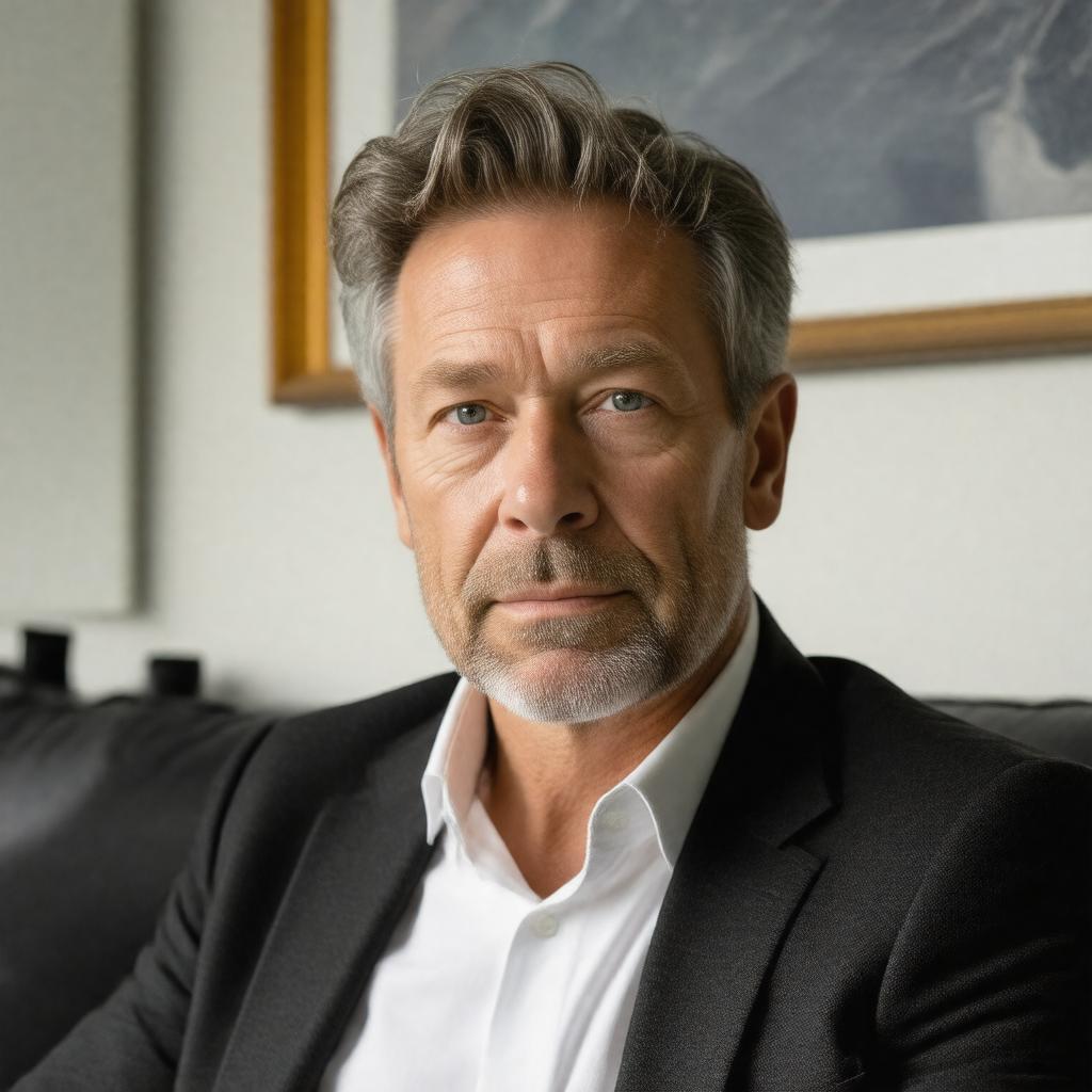 AI-created image of Greg Wise