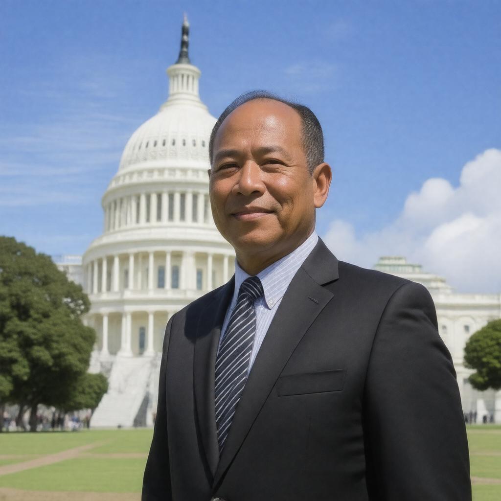 Click to view larger image AI-created image of Gregorio Sablan