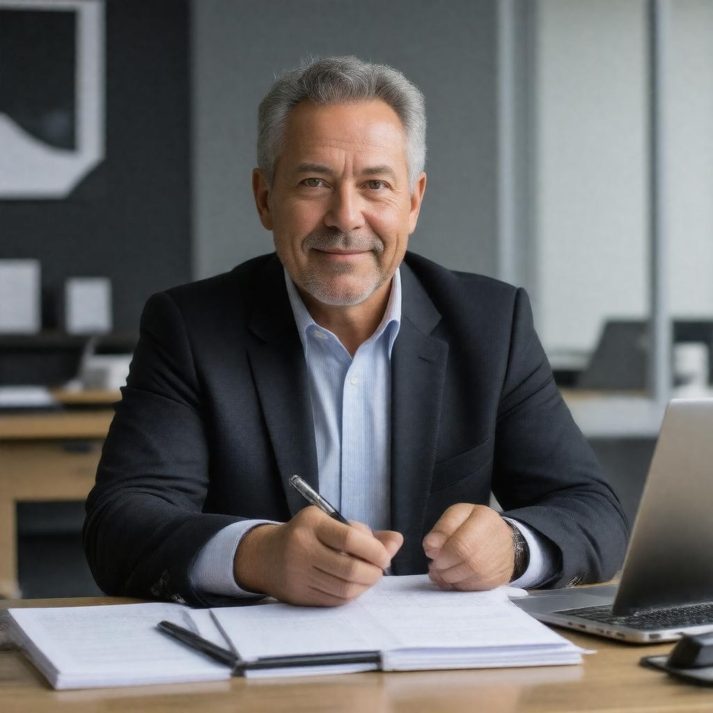 AI-created image of Gregory Karp