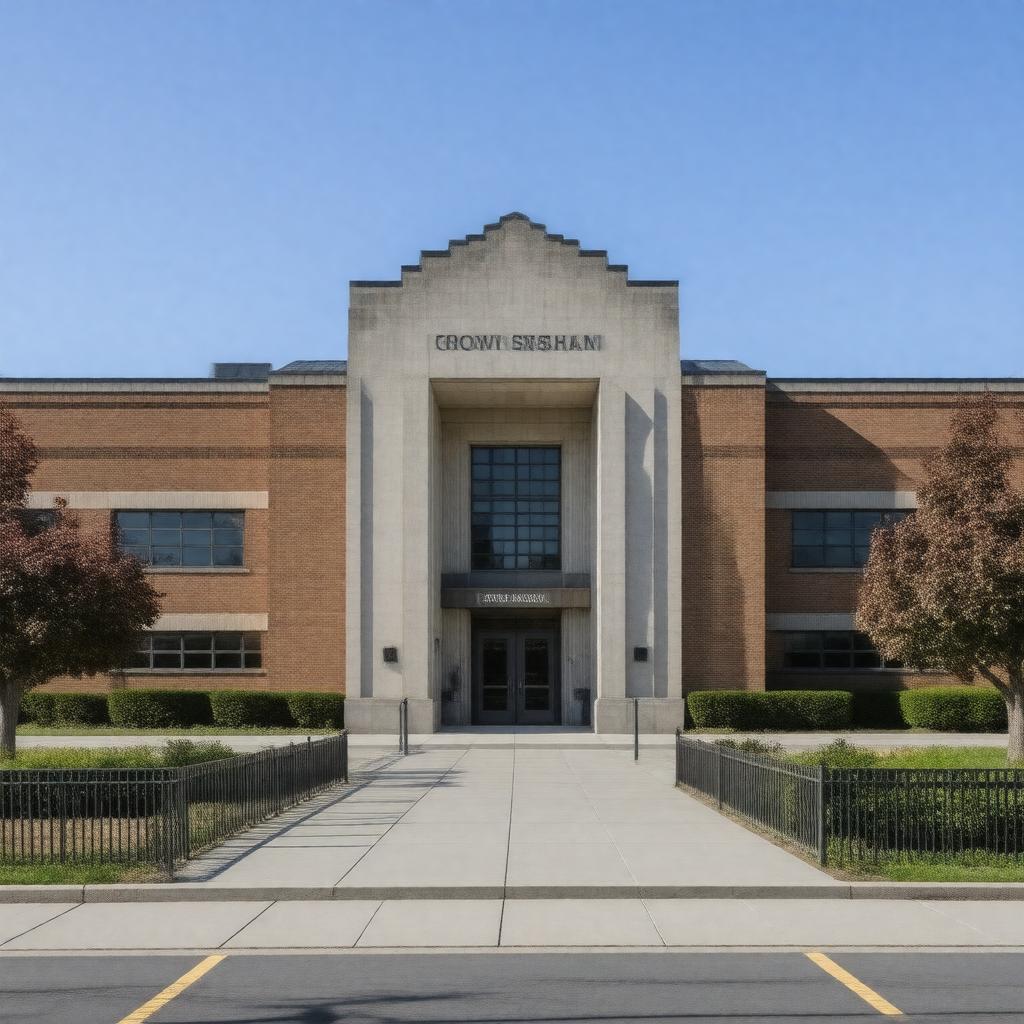 AI-created image of Gresham City Hall