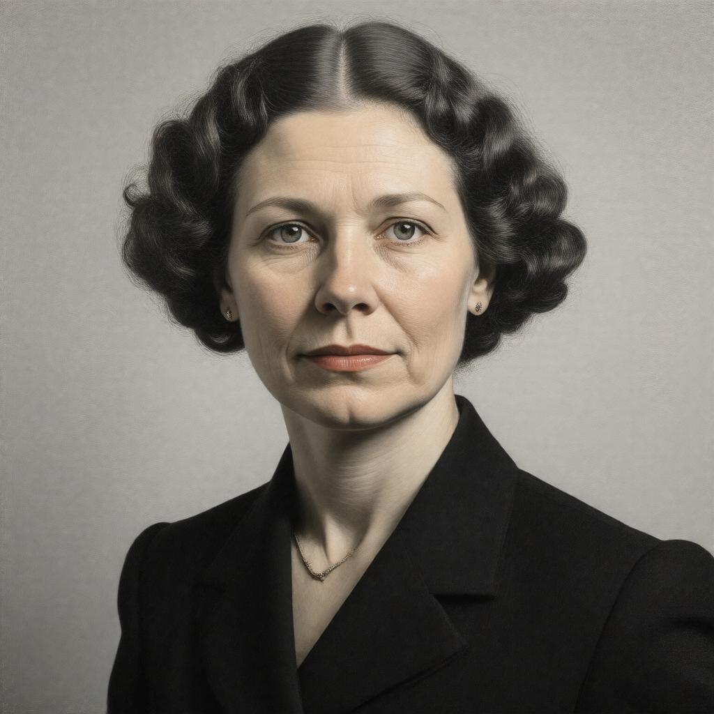 Click to view larger image AI-created image of Grete Keilson