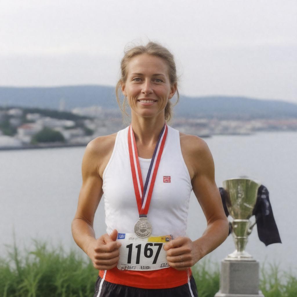 AI-created image of Grete Waitz