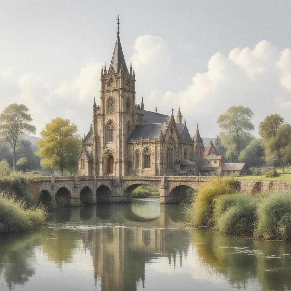 AI-created image of Greyfriars Chapel