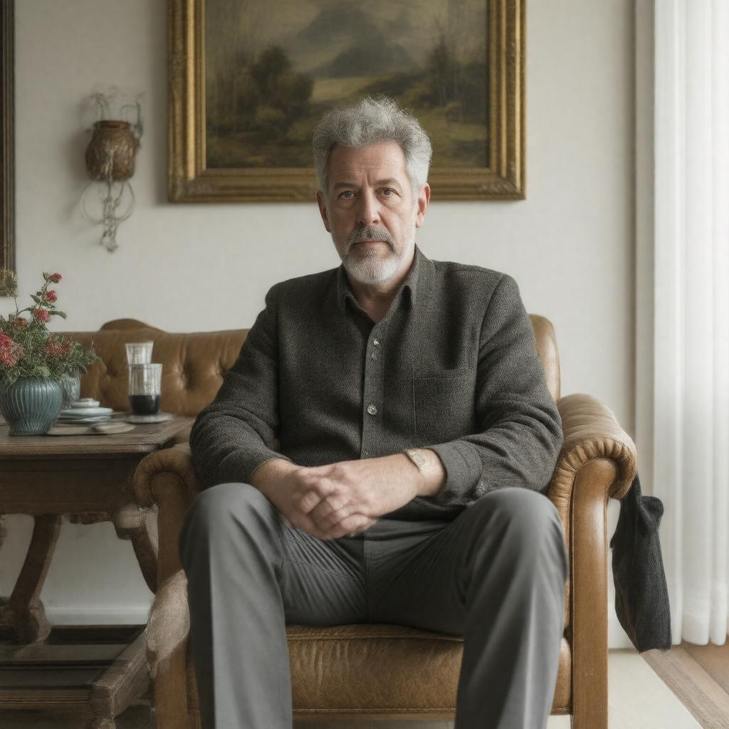 AI-created image of Griff Rhys Jones