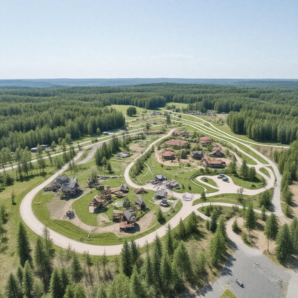AI-created image of Griffin Bike Park
