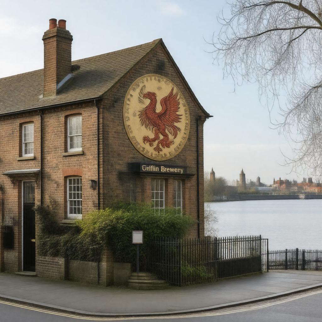 AI-created image of Griffin Brewery