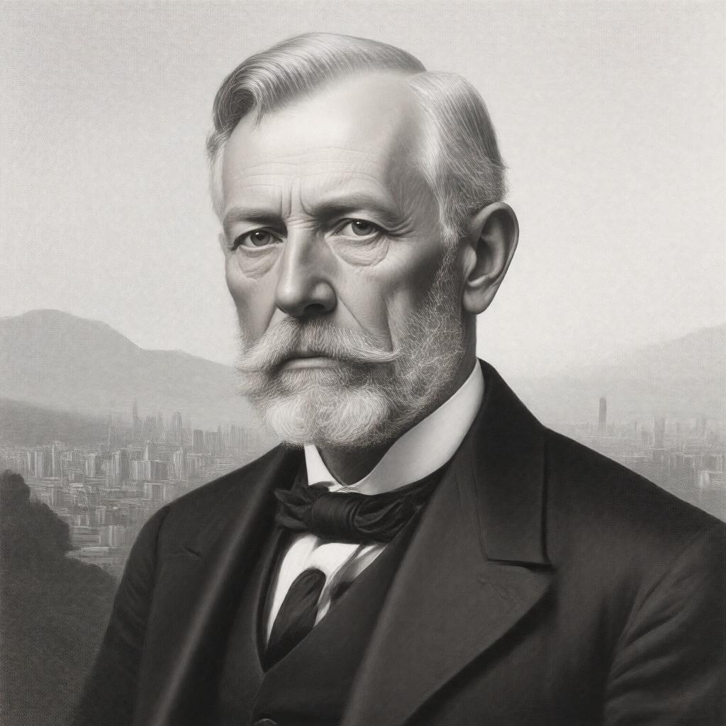 AI-created image of Griffith J. Griffith