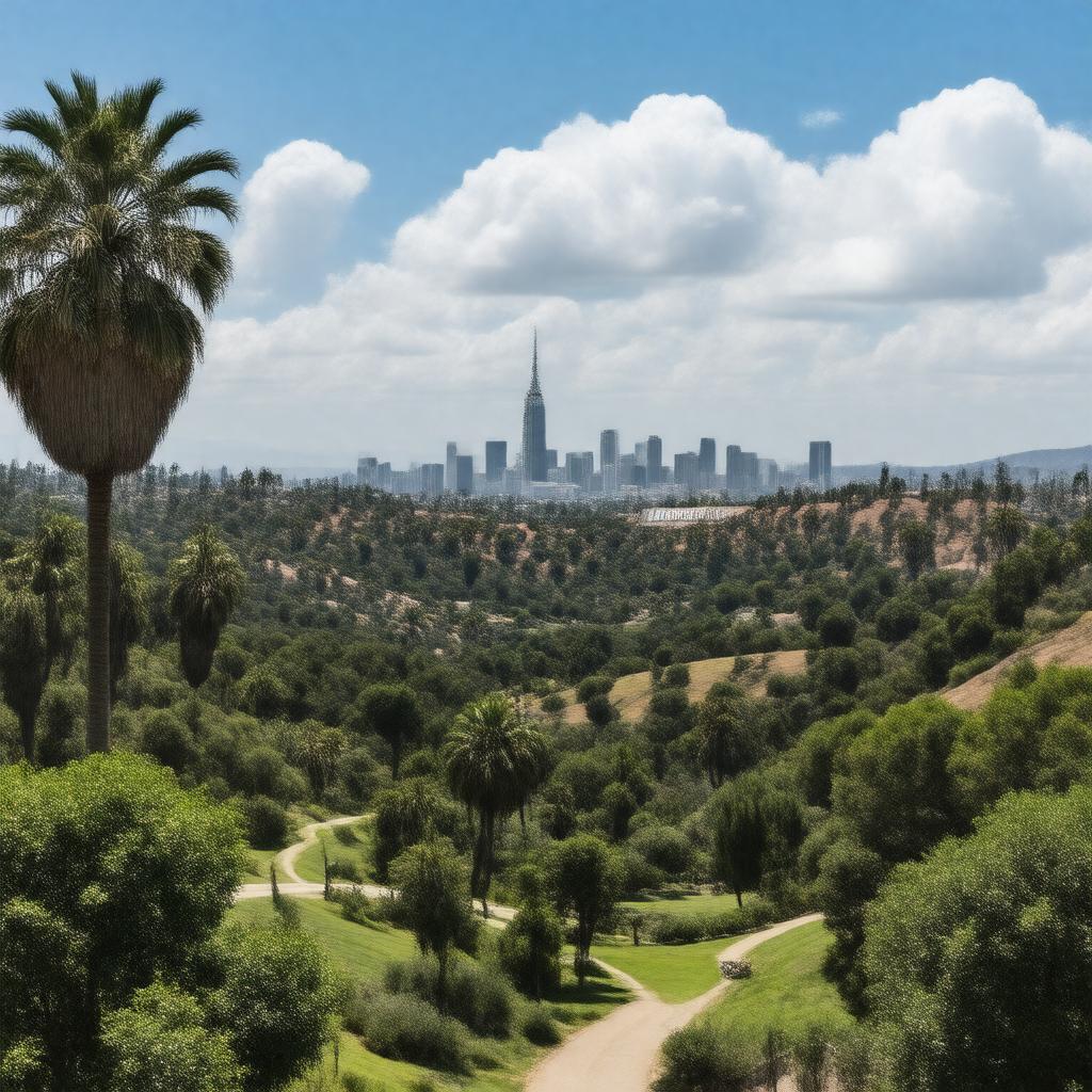 AI-created image of Griffith Park