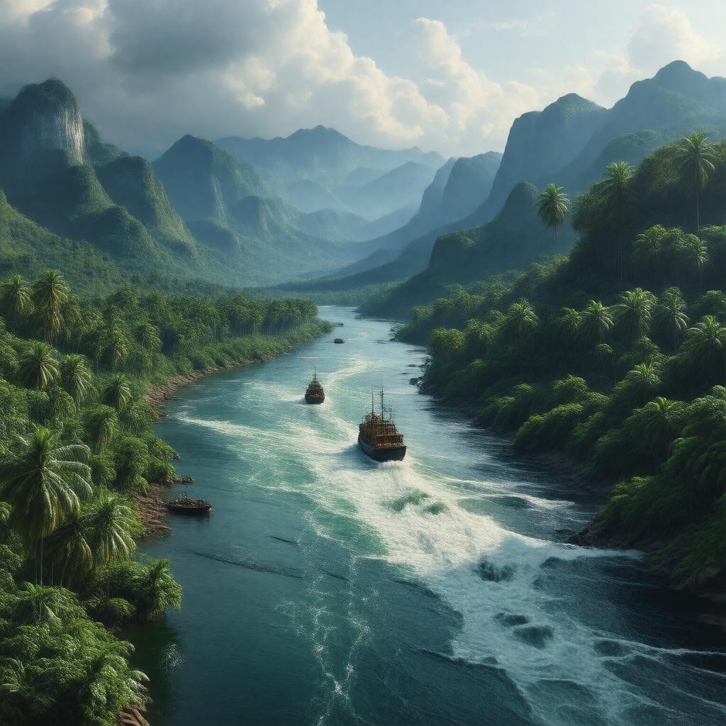 AI-created image of Grijalva River