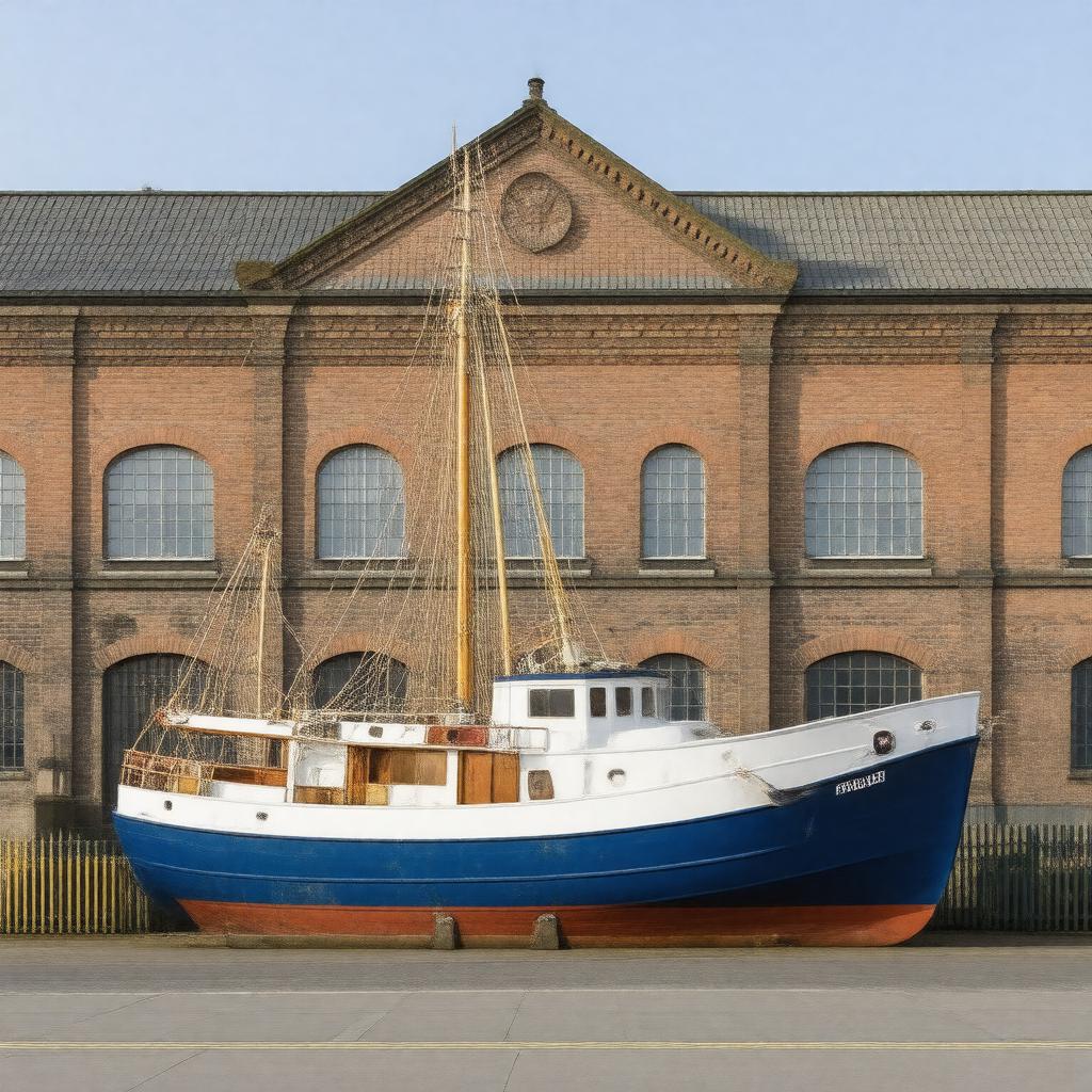 AI-created image of Grimsby Fishing Heritage Centre