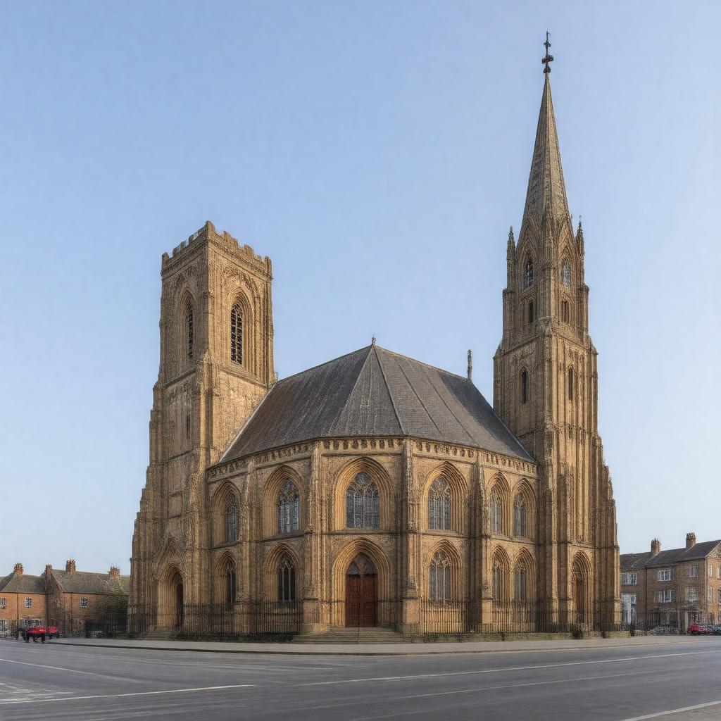 AI-created image of Grimsby Minster