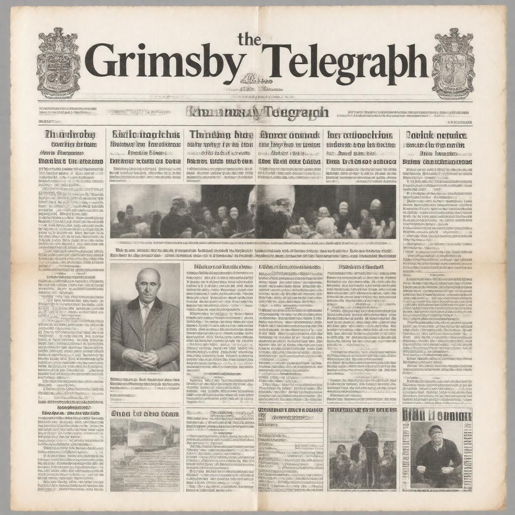 AI-created image of Grimsby Telegraph