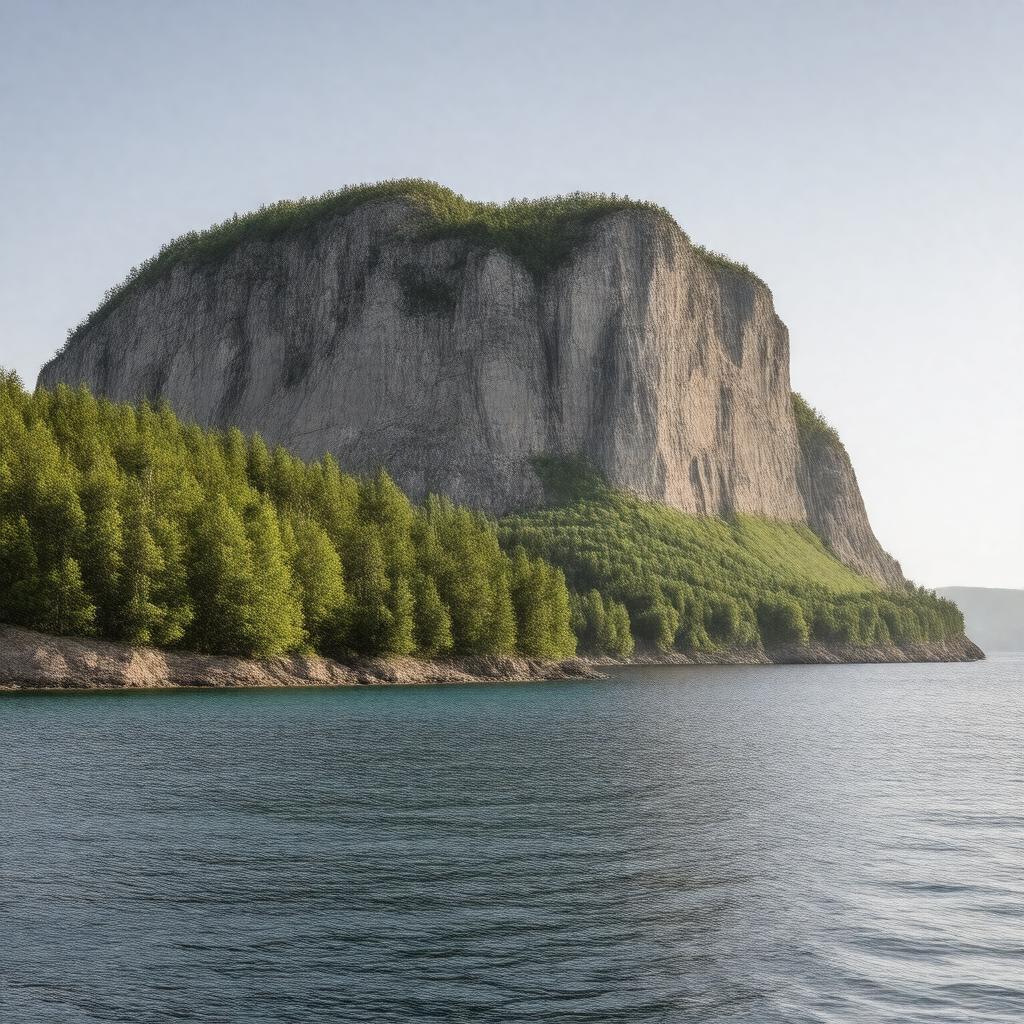 AI-created image of Gros Cap Bluffs