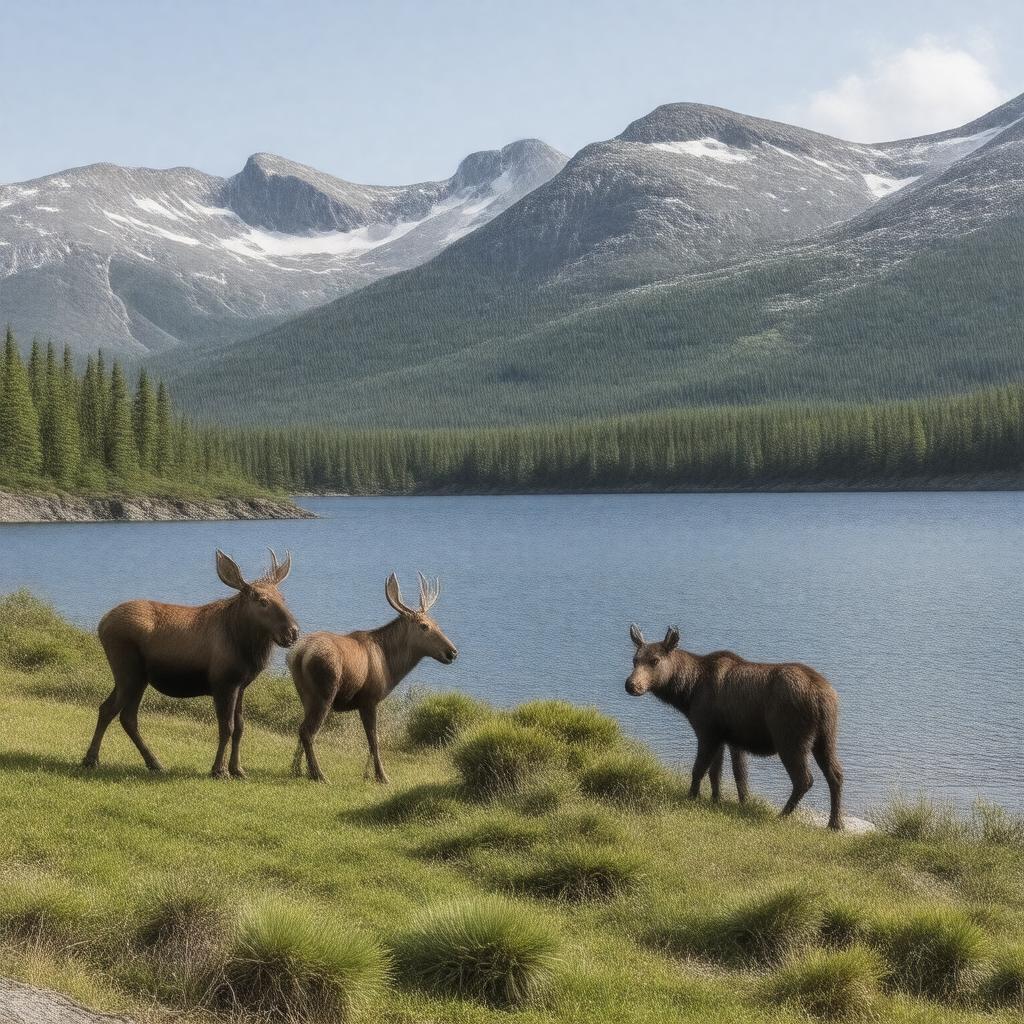 AI-created image of Gros Morne National Park