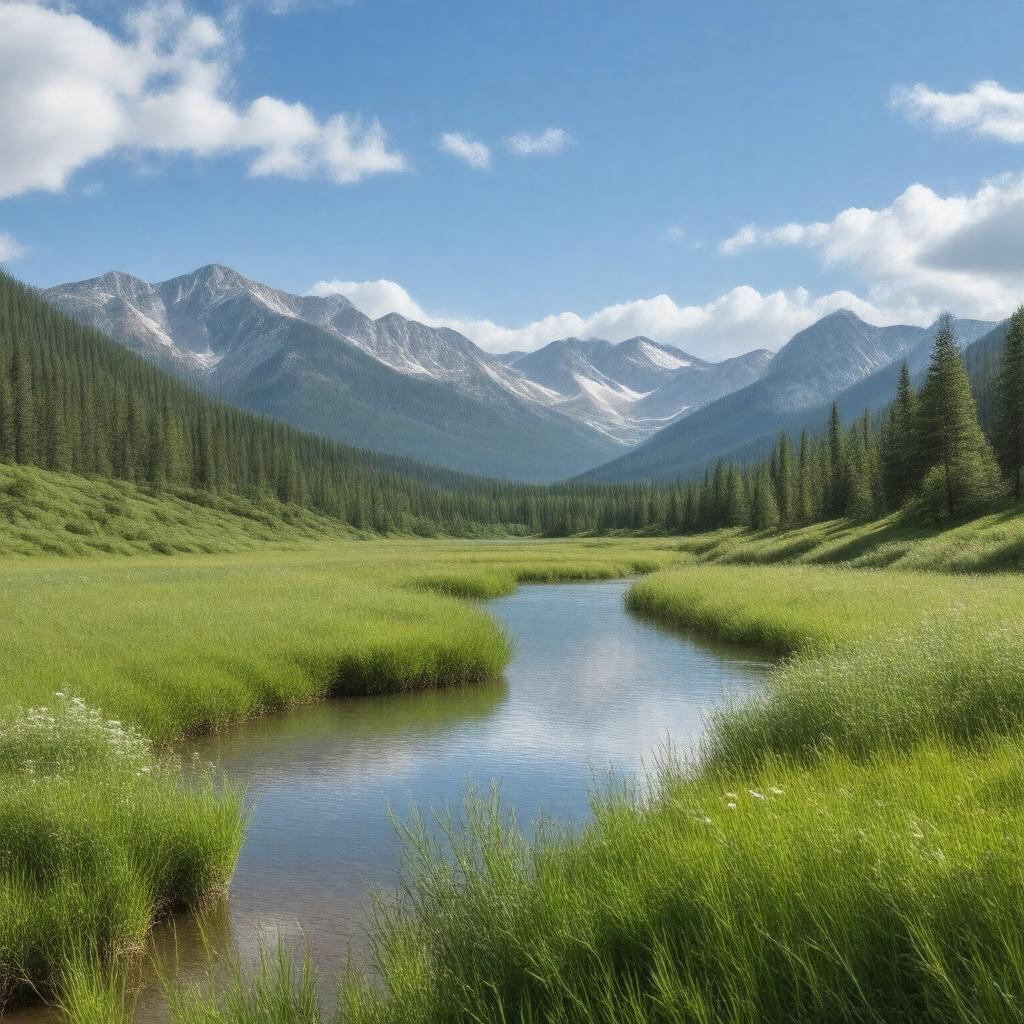 AI-created image of Gros Ventre Wilderness