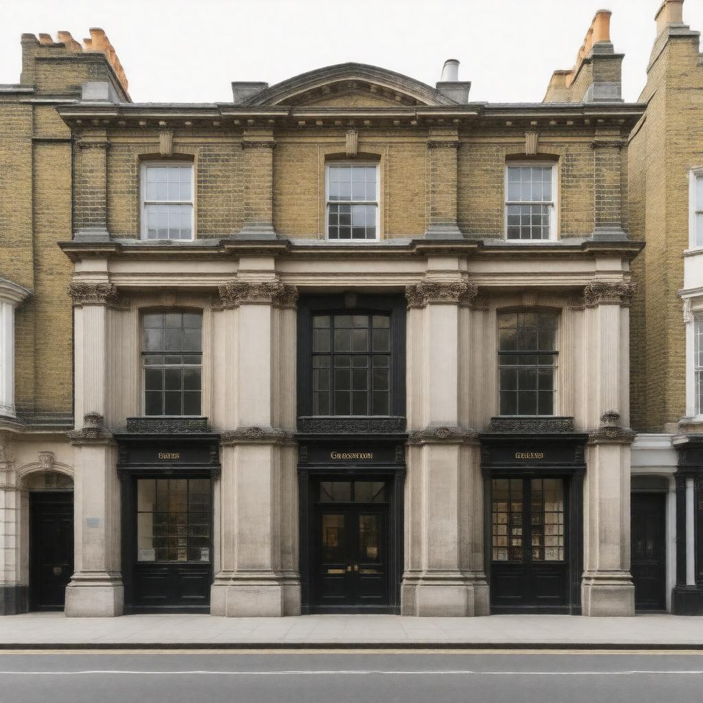 AI-created image of Grosvenor Gallery