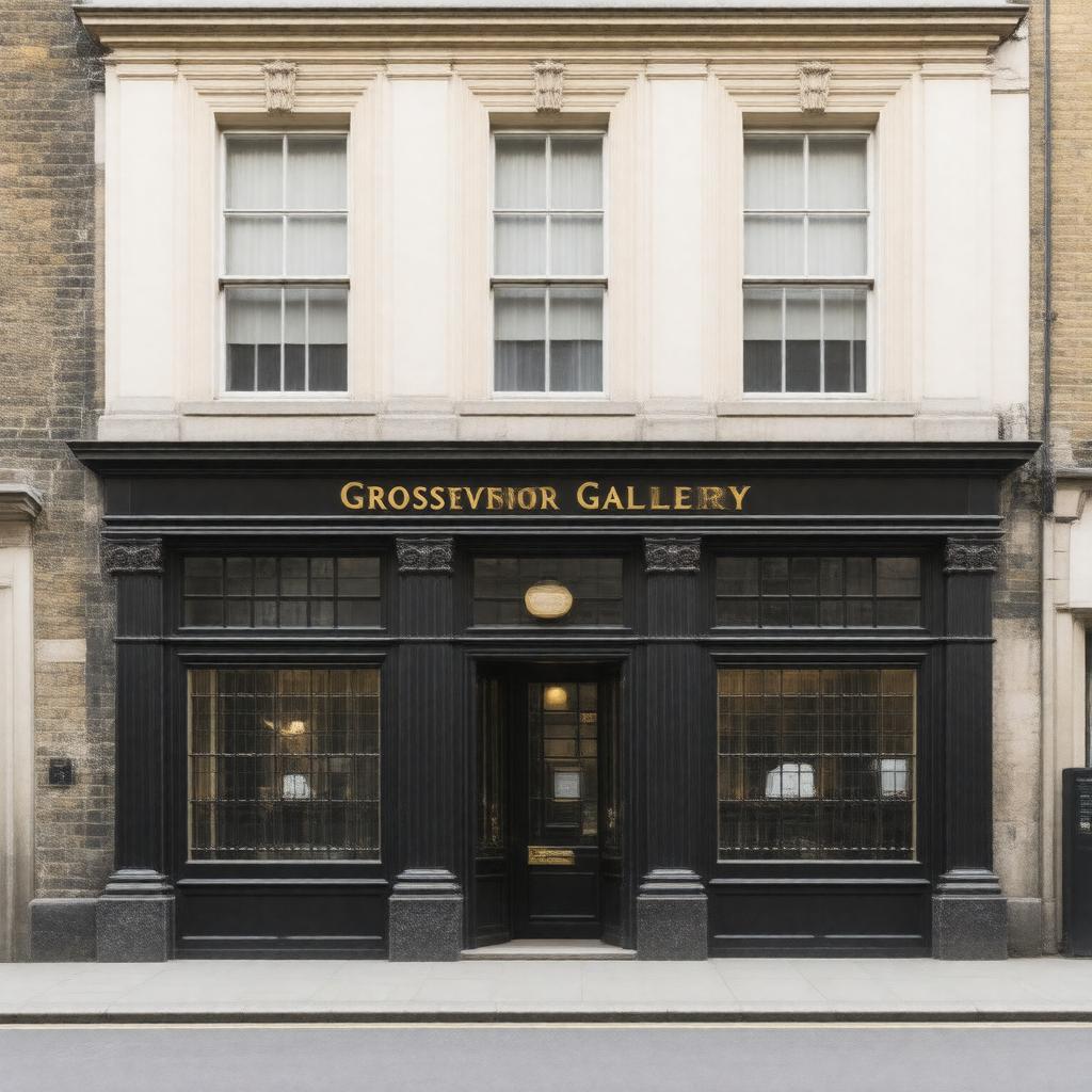AI-created image of Grosvenor Gallery, London
