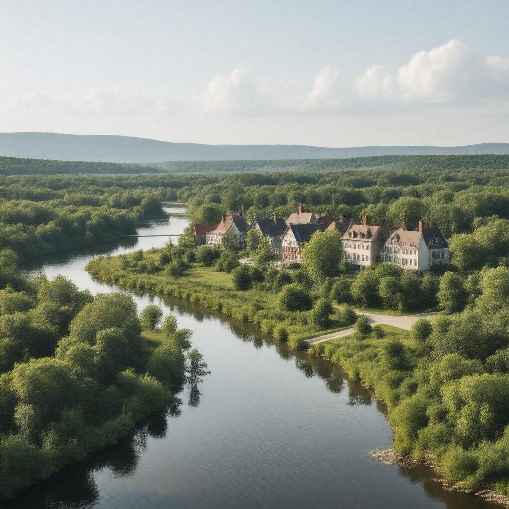 AI-created image of Groton, Massachusetts