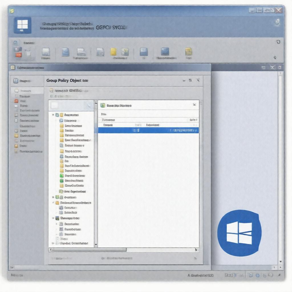AI-created image of Group Policy Object