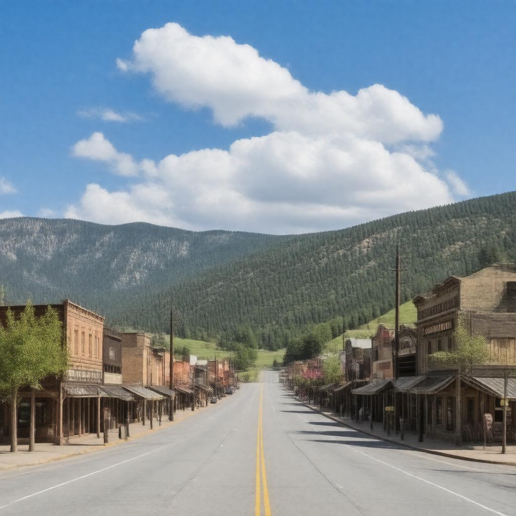 AI-created image of Groveland, California