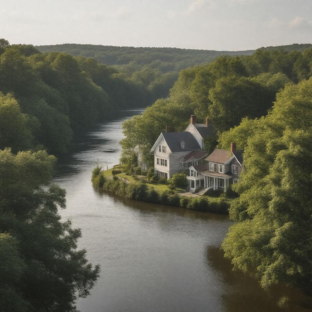 AI-created image of Groveland, Massachusetts