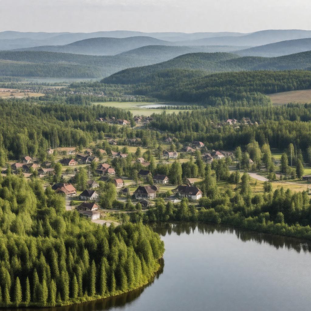 AI-created image of Groveland, New York