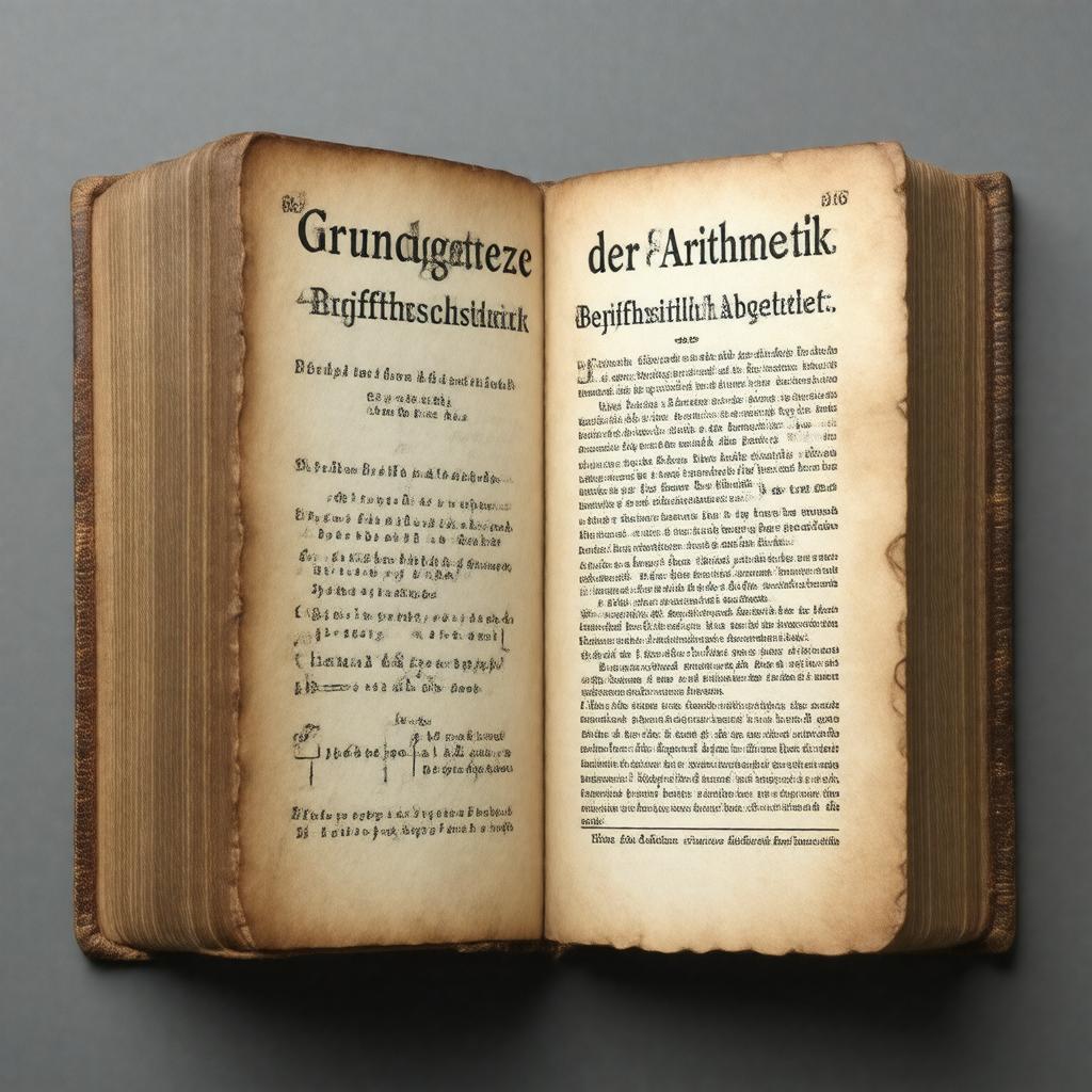 AI-created image of Grundgesetze der Arithmetik