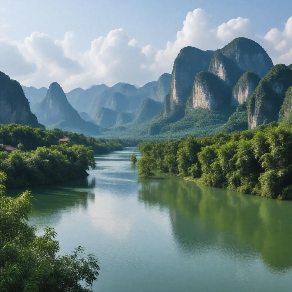 AI-created image of Guangxi