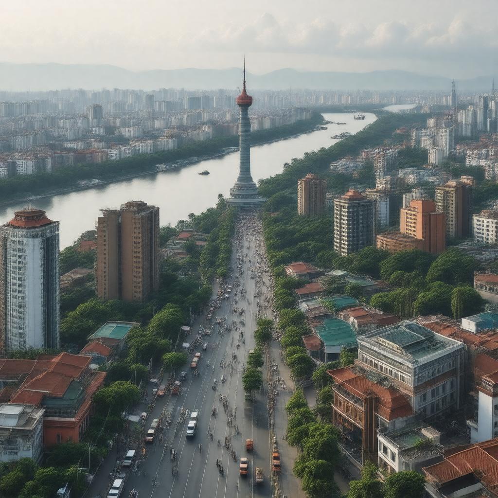 AI-created image of Guangzhou, China