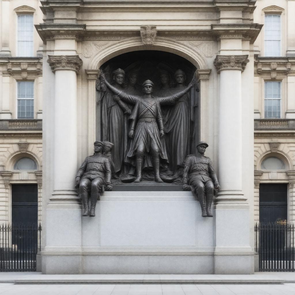 AI-created image of Guards Crimean War Memorial