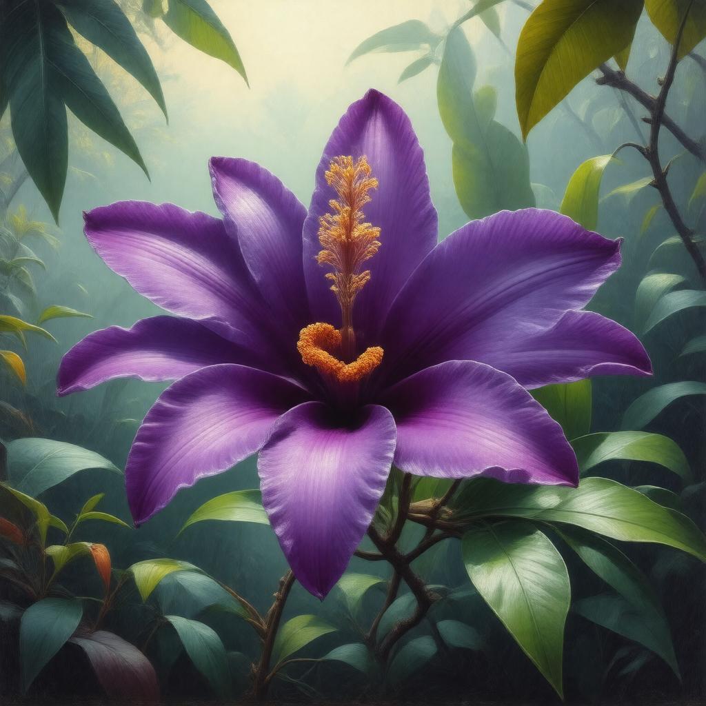 Click to view larger image AI-created image of Guaria Morada