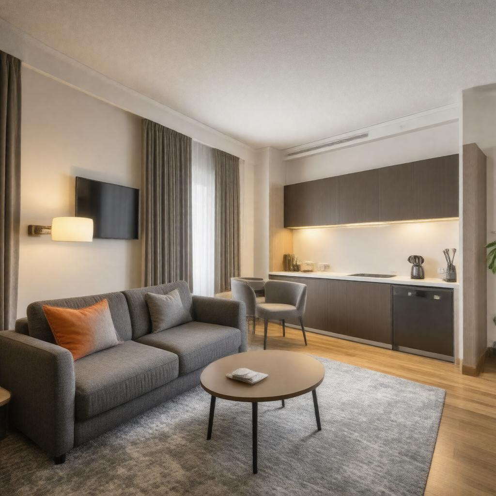 Click to view larger image AI-created image of Guest Apartments
