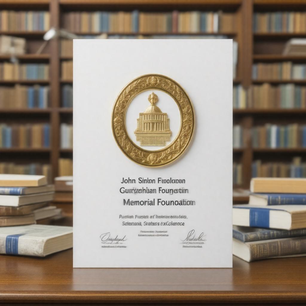 AI-created image of Guggenheim Fellowship