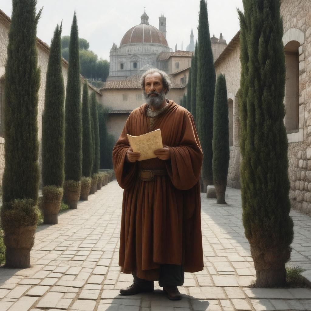 AI-created image of Guido Cavalcanti