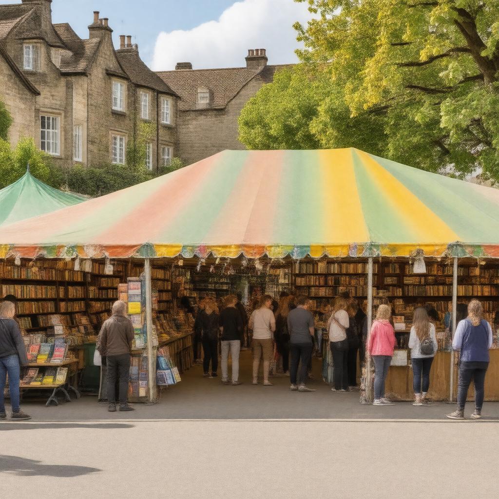 Click to view larger image AI-created image of Guildford Book Festival