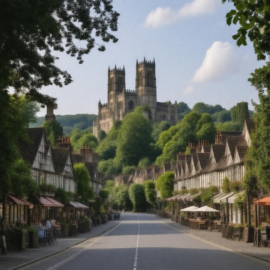 AI-created image of Guildford, England